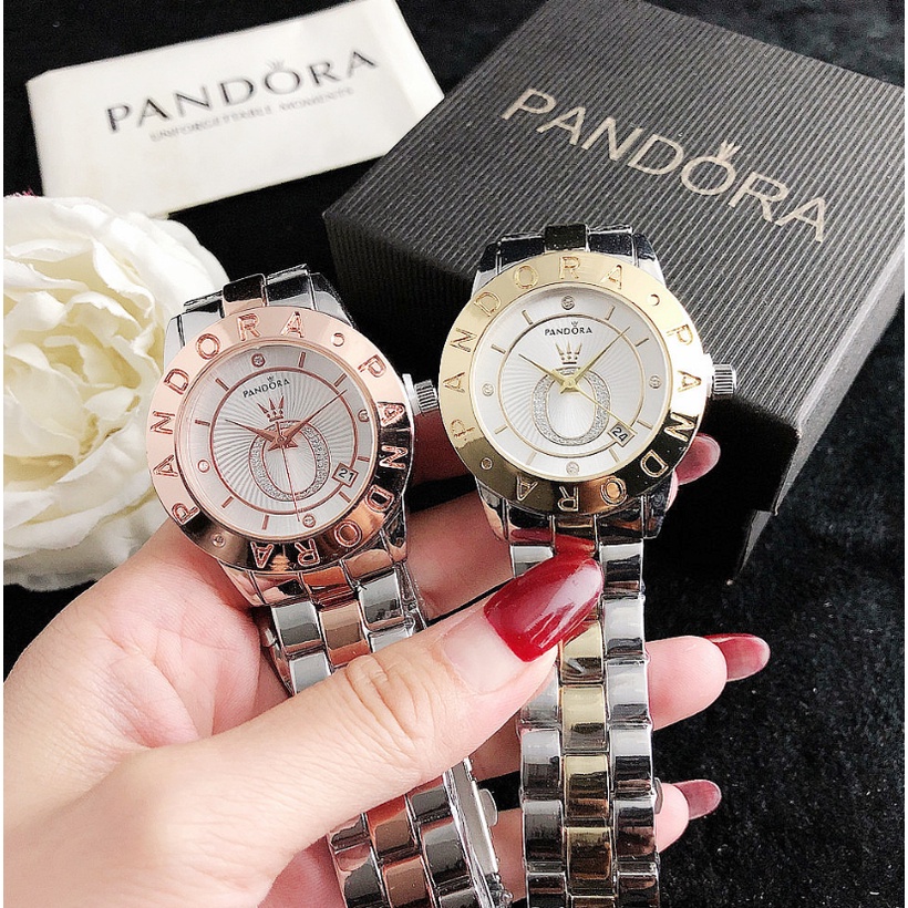 pandora watch leather band