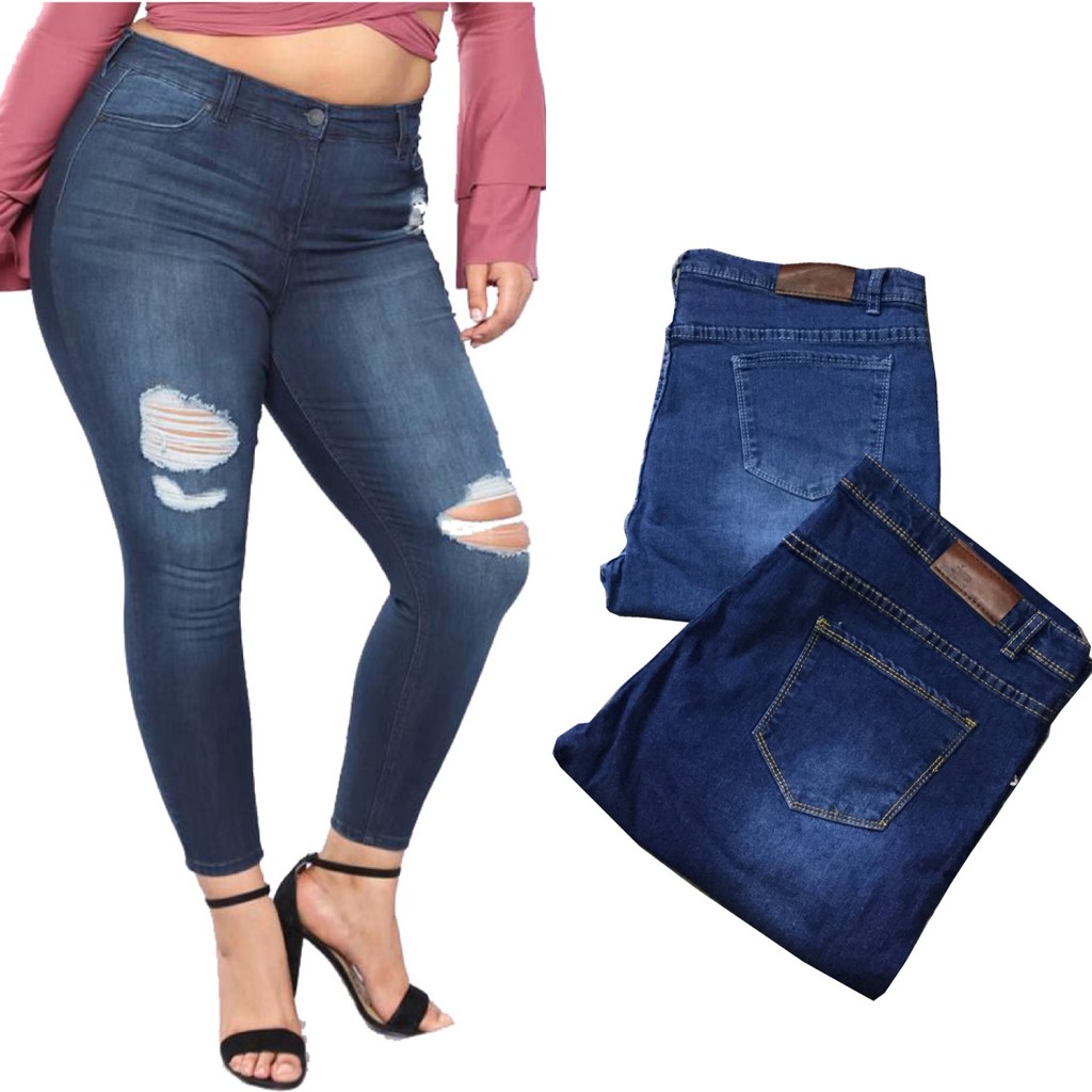 size 44 ripped jeans