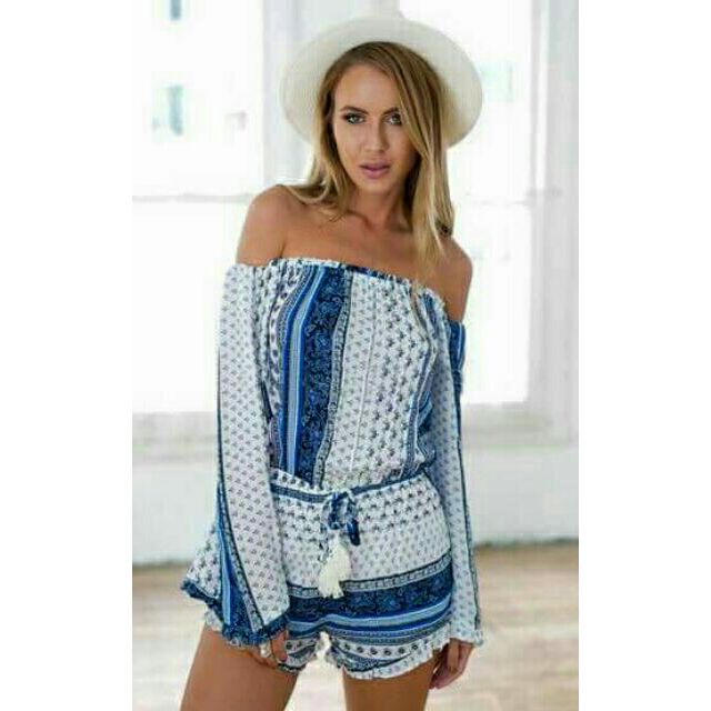 boho romper dress