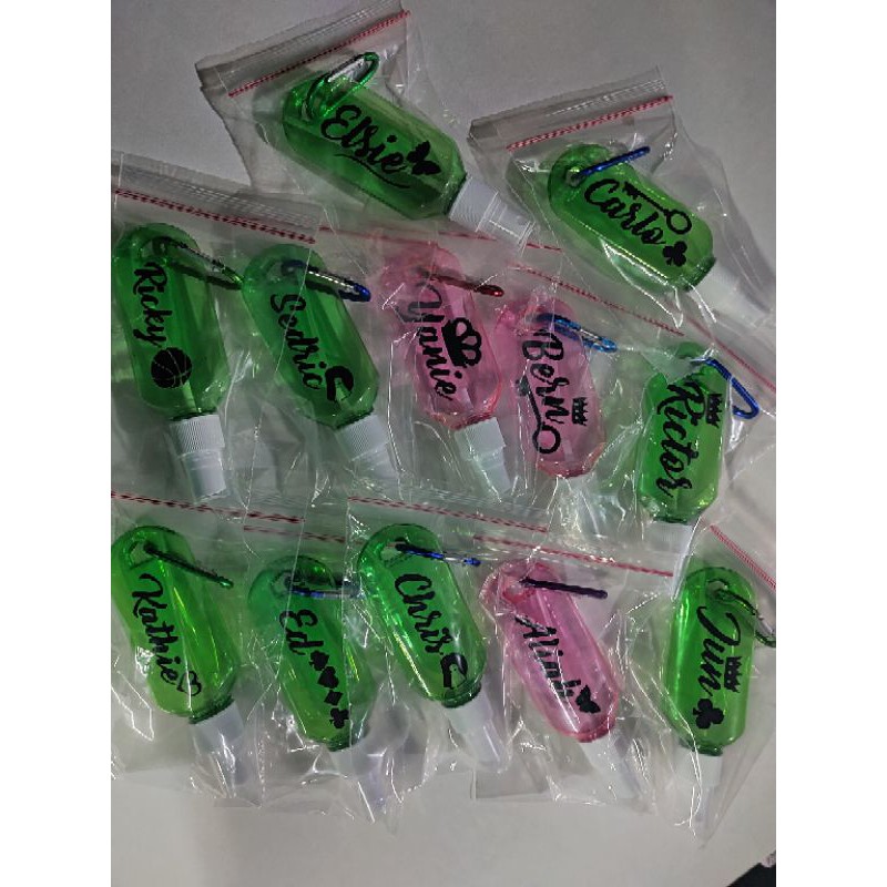 personalized spray bottles