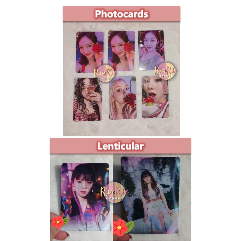 Onhand Twice Taste Of Love Photocard Lenticular Card Pc Lenti Shopee Philippines