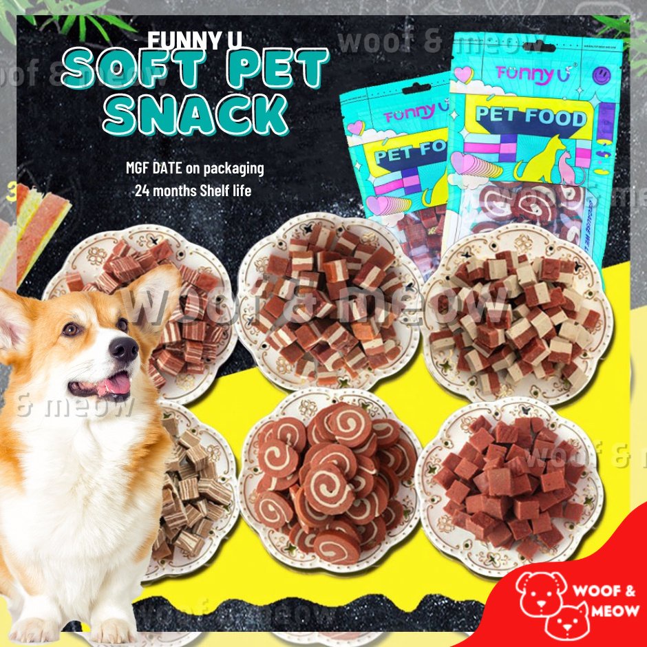 Funny U 100g Pet Dog Food Beef Dog Treats Dog Snack Chicken Cheese Dog