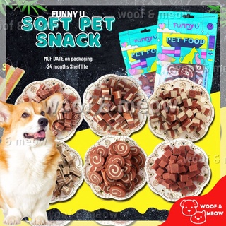 Funny U 100g Pet Dog Food Beef Dog Treats Dog Snack Chicken Cheese Dog Training Food for Puppy