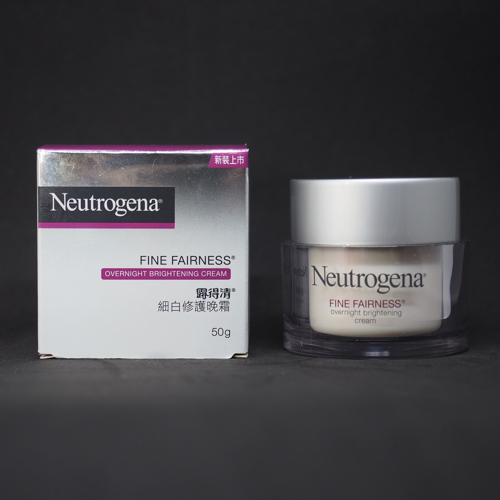 neutrogena fine fairness night cream