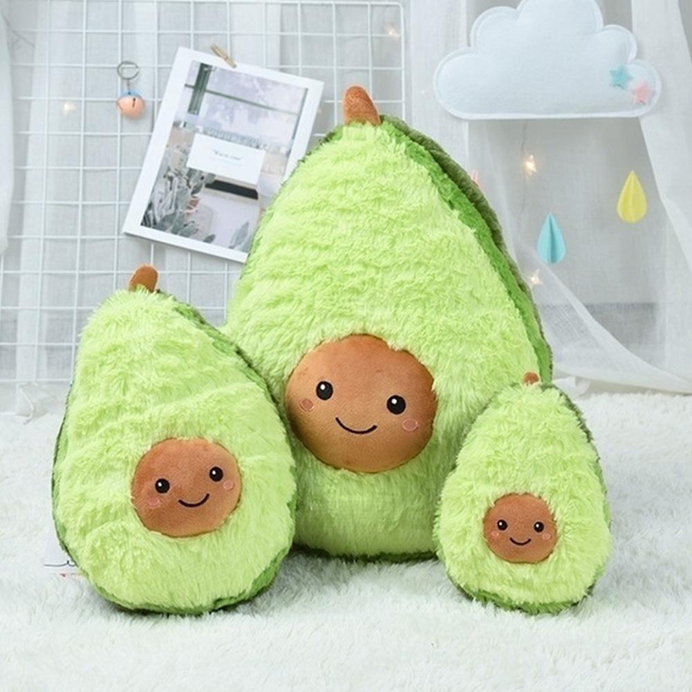 plush avocado pillow