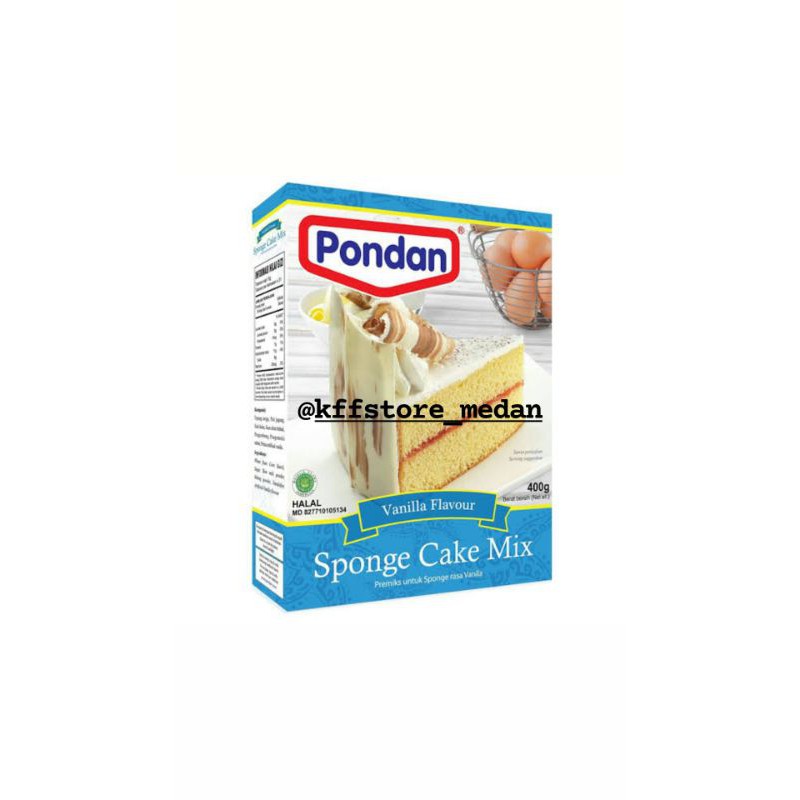 Pondan Sponge Cake Mix Vanilla Flavor 400g Shopee Philippines