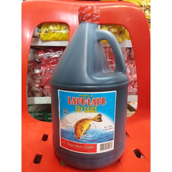 LapuLapu Soy Sauce 1Gallon ( 3.78 Liters ) Shopee Philippines