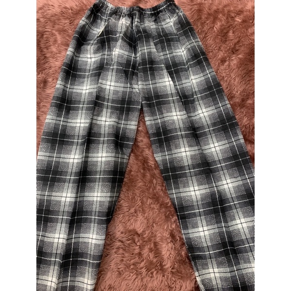 Pajama Sleepwear Home Outfit Pambahay Panlabas Pantulog Flannel Pranela ...