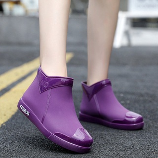 【READY STOK】Waterproof Rain Boots High Quality Outdoor Foot Wear Rubber Rain Shoes for Women and Men