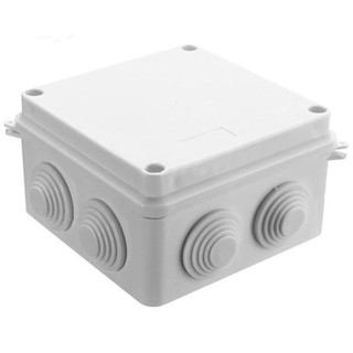 Weatherproof Junction Box (IP65) 100x100x70 CCTV White ABS Plastic Box ...