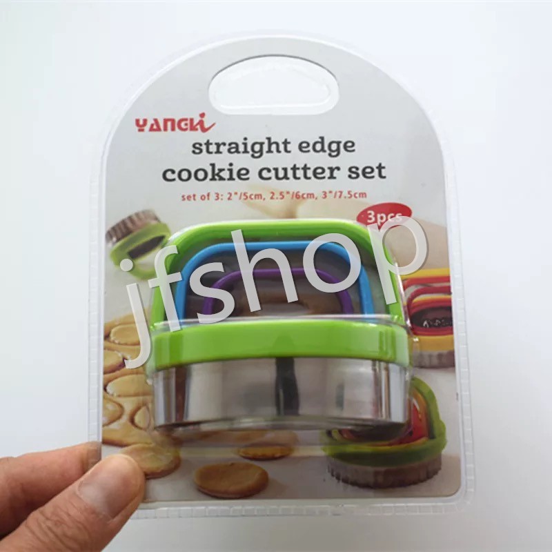 Straight Edge Cookie Cutter Set 3 in 1 Shopee Philippines