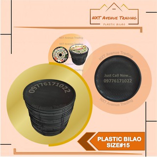 Plastic Bilao 9” 10” 12” 14” 15” 16” 18” #18 DEEP BILAO (Reusable) / sushi tray / round tray #6