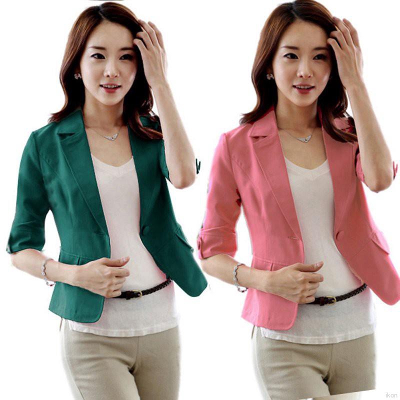 short sleeve blazer for ladies