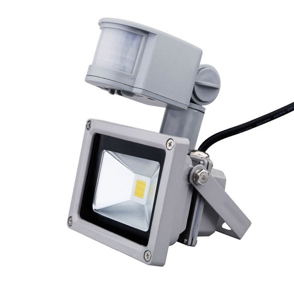 LED pir motion sensor floodlight outdoor reflector 220V 10W 20W 30W 50W ...