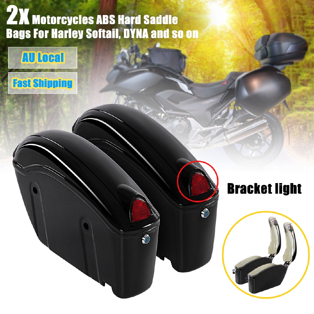 hard plastic saddlebags