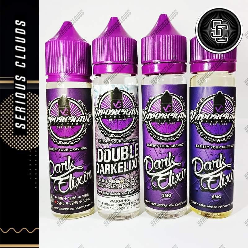 Vaporcrave Dark Elixir / Double Dark Elixir Legit 100 Shopee