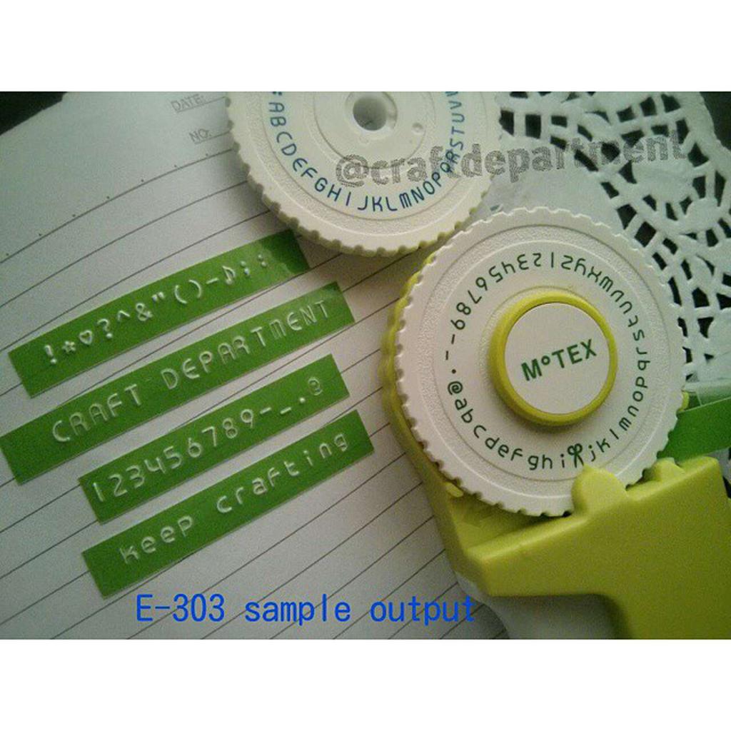 Motex Embossing Label Maker Model E303 Shopee Philippines