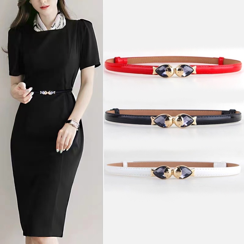 Women Fashion Waist Belt Ladies Adjustable Thin Belts Shopee Philippines