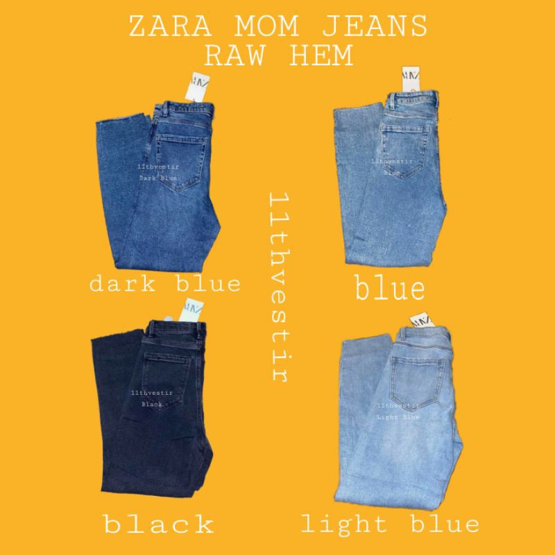 jeans raw hem