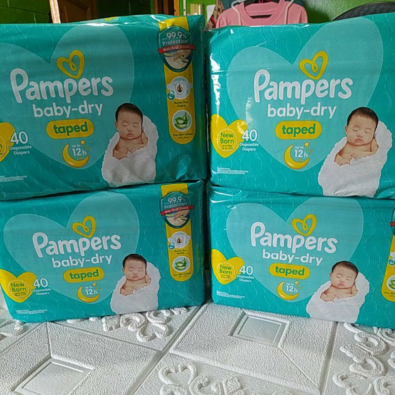 SALE Pampers Newborn diaper Taped 160pcs only