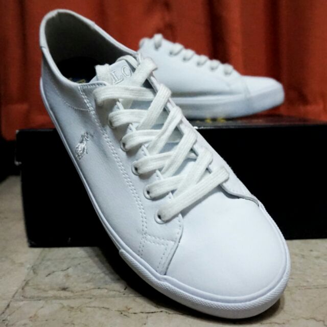 ralph lauren white shoes womens