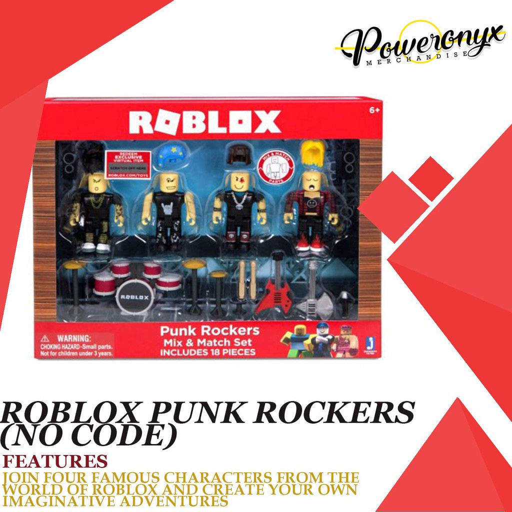 Roblox Punk Rockers Mix Match Set New Exclusive Virtual Code 18 Pieces - punk rockers roblox