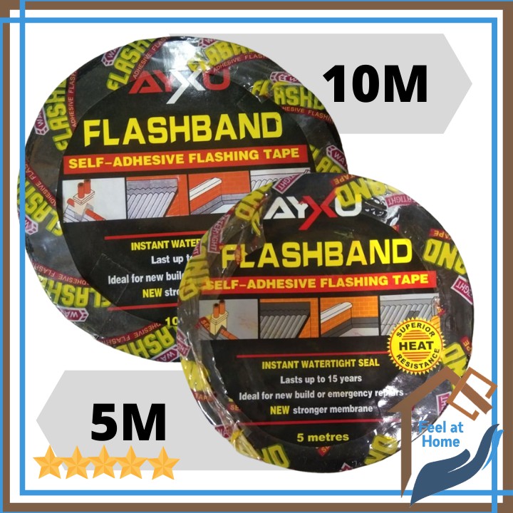 Flashband (AYXU) 10M Adhesive Tape | Flashband Self Adhesive Tape Sealant For Roof And Leak Repa