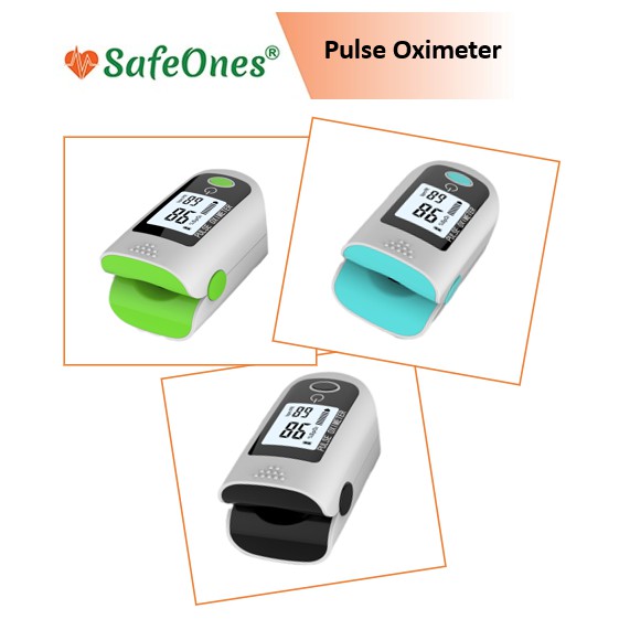 Finger Clip Pulse Oximeter | Pulse Heart Rate Meter with 2 AAA ...