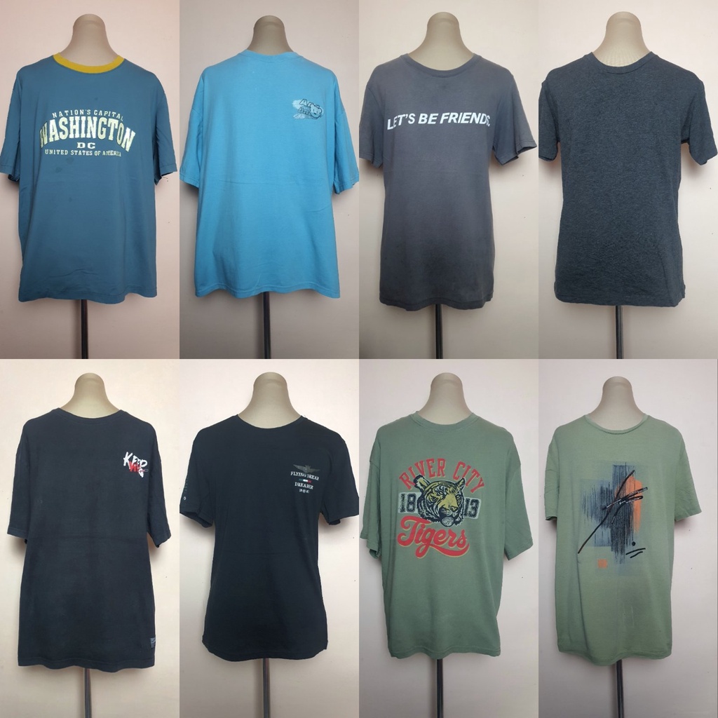 Preloved / Ukay-ukay T-shirt for Men (Set 5) | Shopee Philippines