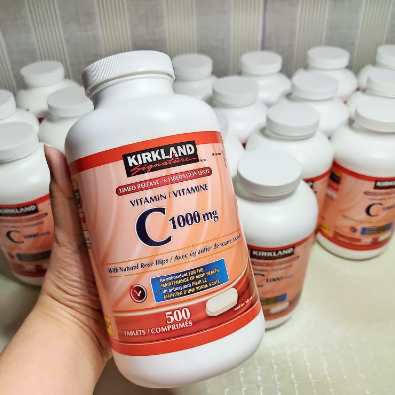100 Authentic Kirkland Vitamin C With Rose Hips 1000mg 500tabs Imported From Costco Canada Shopee Philippines