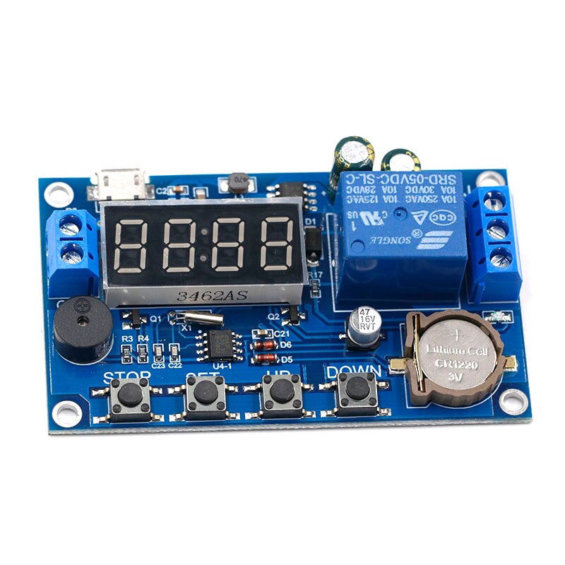 Programmable Multi-Time Range Delay Time Cycle Timer Relay Trigger Switch Module