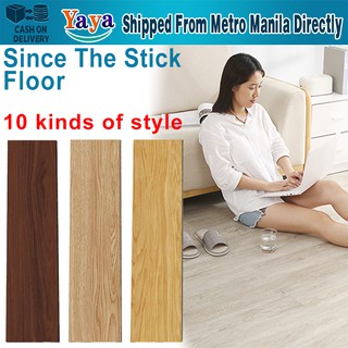 【Fast Delivery】3D Floor stickers per piece( 91.4* 15.2cm)1.5mm thick adhesive Floor stickers #20