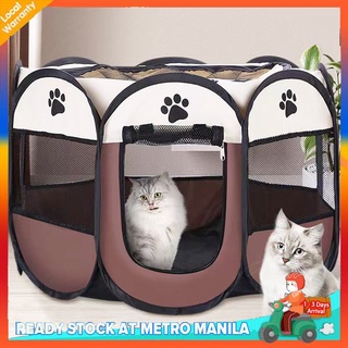 Kidsland Foldable Cat Delivery Room Pet Fence Dog Cage Cat Nest Tent Pets Supplies Pet House