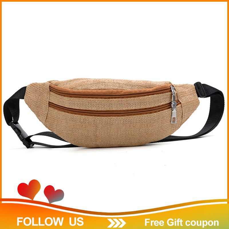 wicker fanny pack