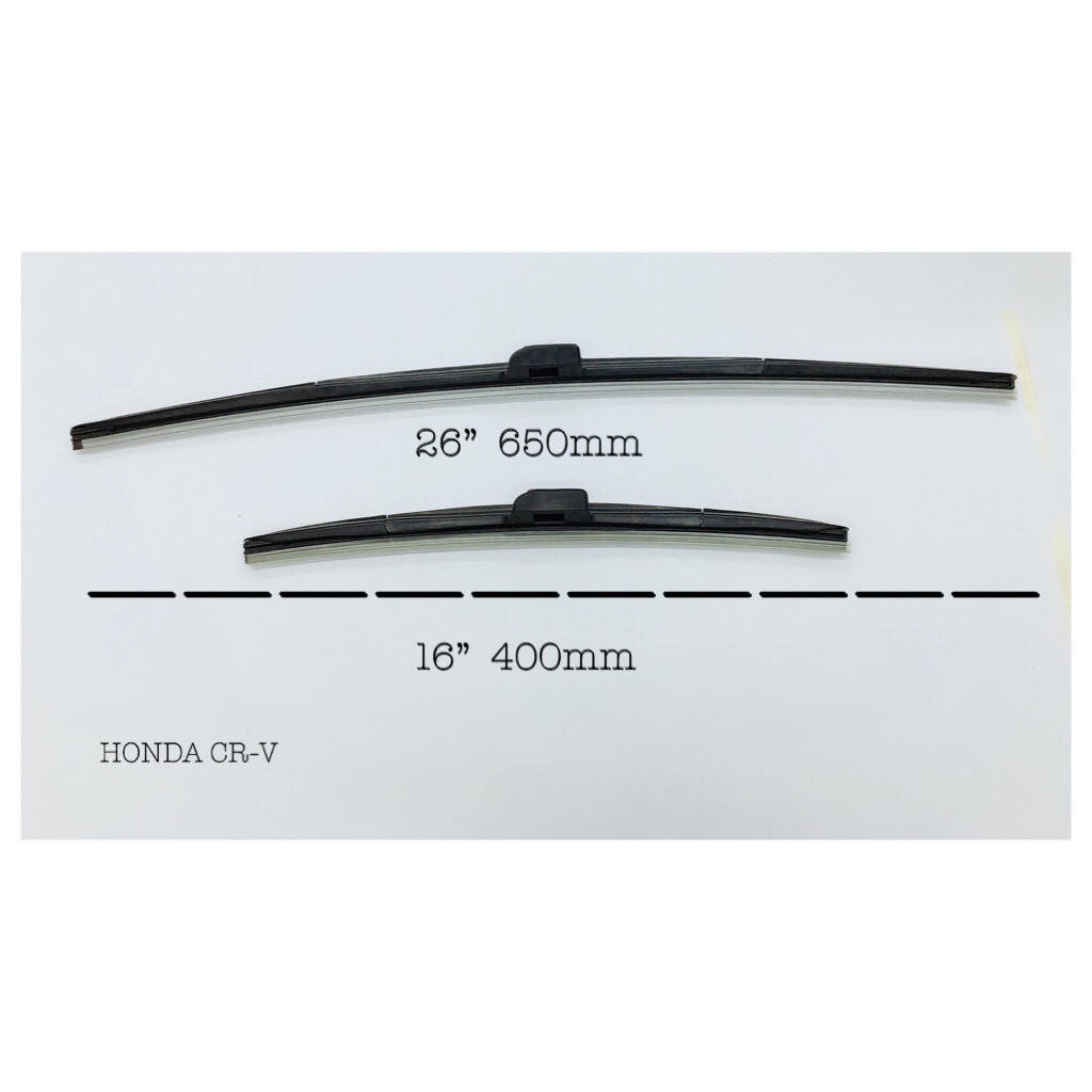 honda crv windshield wipers size