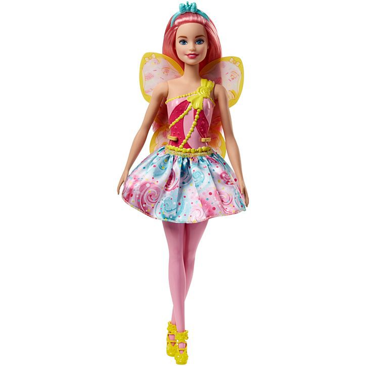 barbie dreamtopia fairy doll purple hair