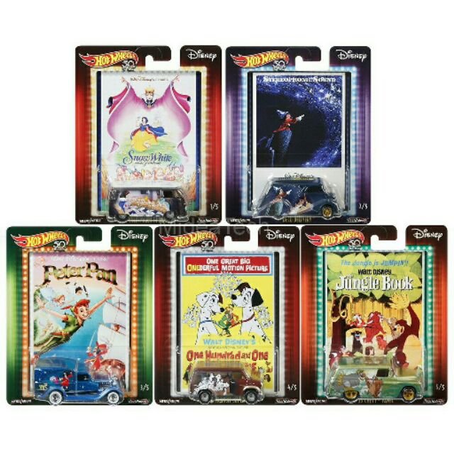 hot wheels pop culture disney