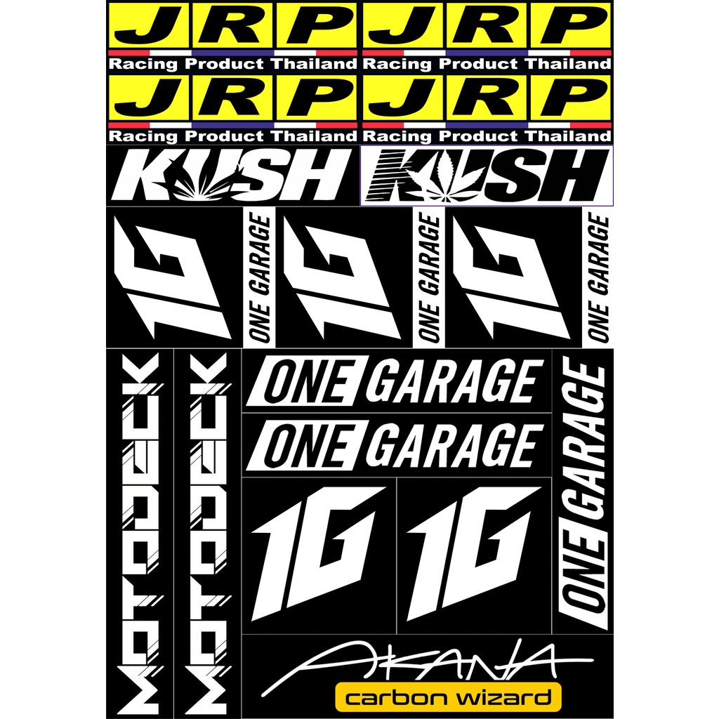 Sticker Logo Waterproof High Quality Bike Motorcycle Helmet JRP ONE ...
