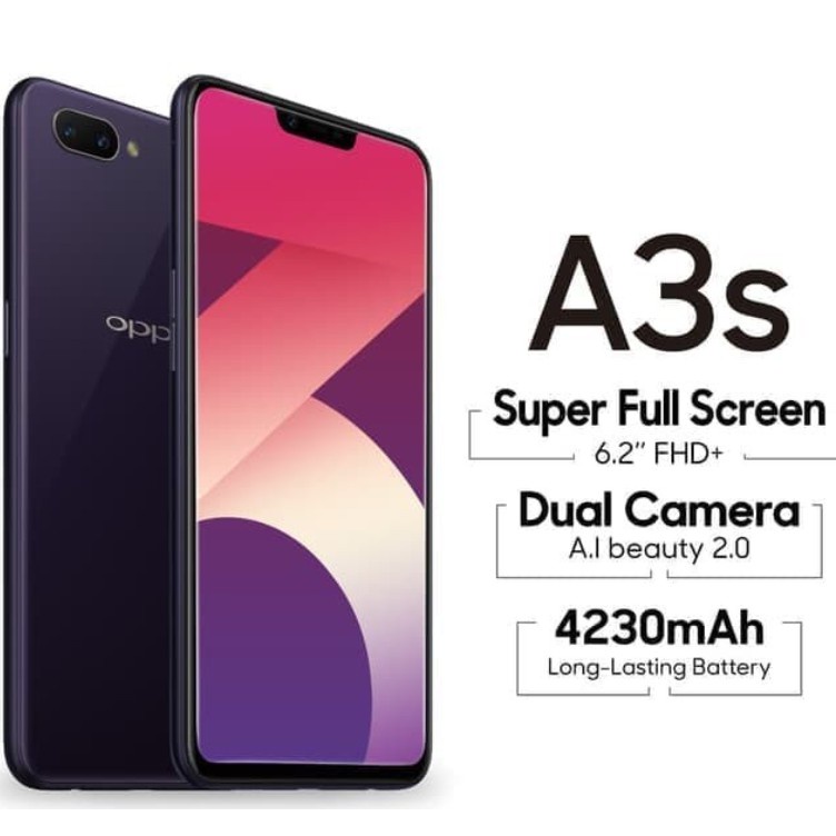 Oppo A3s Android Smart Phone 6GB Ram + 128 GB Rom | Shopee Philippines