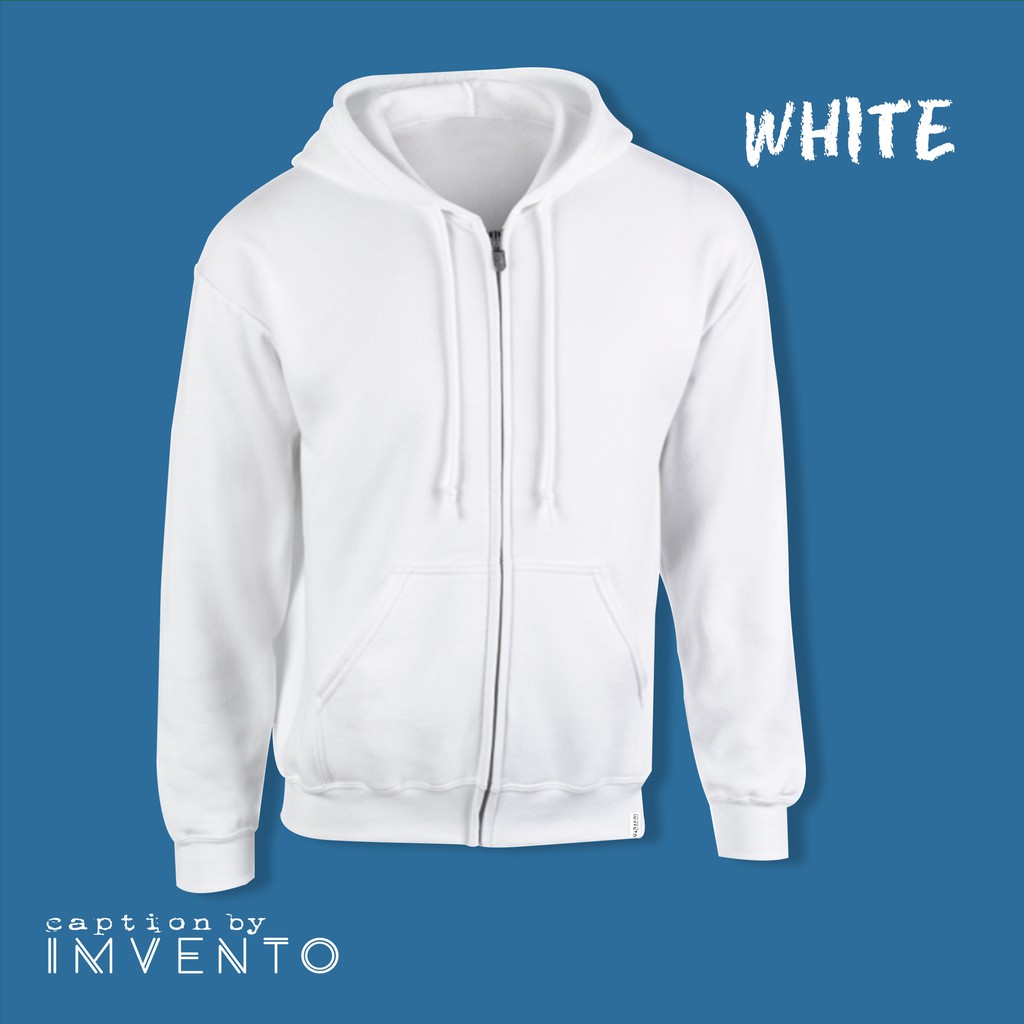 white hoodie jacket men's