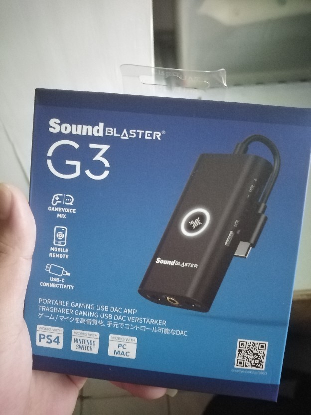 Creative Sound Blaster G3 Portable Gaming Amp Dac For Ps5 Ps4 Nintendo Switch And Pc Shopee Philippines