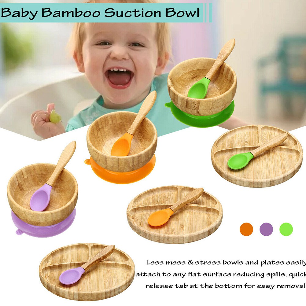 baby plates suction bottom