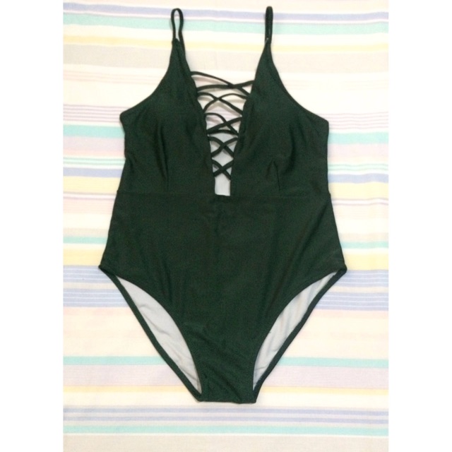 emerald green swimsuit