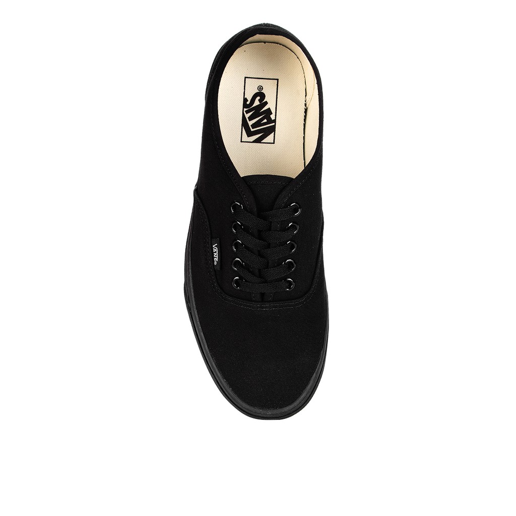 vans authentic black sale