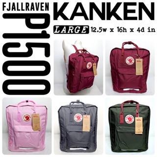 fjallraven kanken large backpack pink