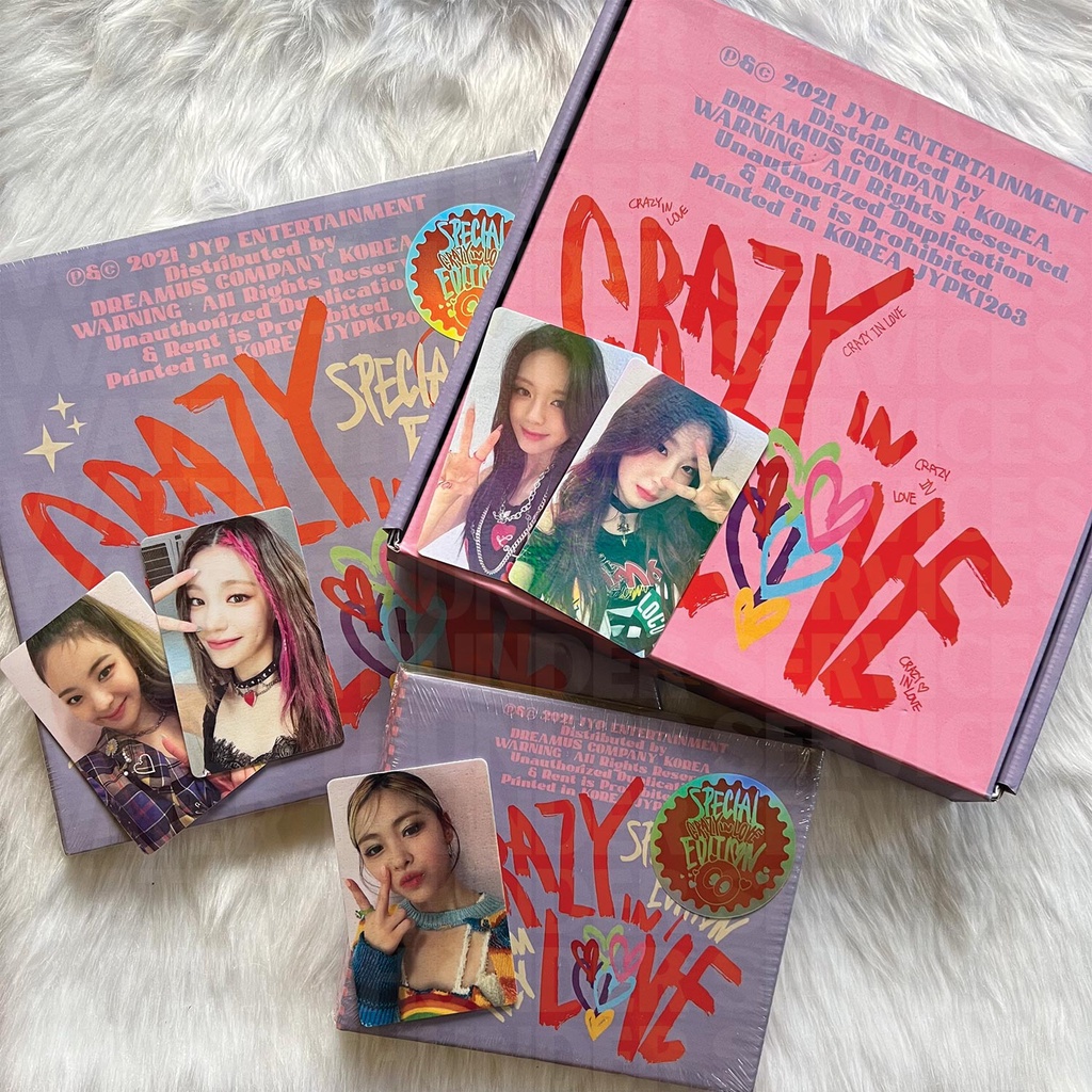 SG Shopee イェジ】ITZY crazy in love 公式トレカ - CD