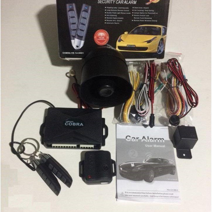 car alarm system with camera