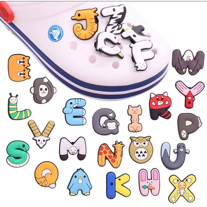 Animal alphabet jibbitz for crocs Shopee Philippines