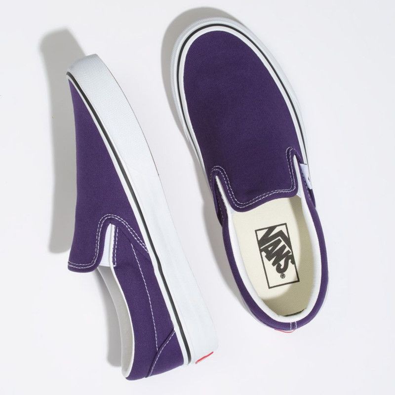 vans slip on violet indigo