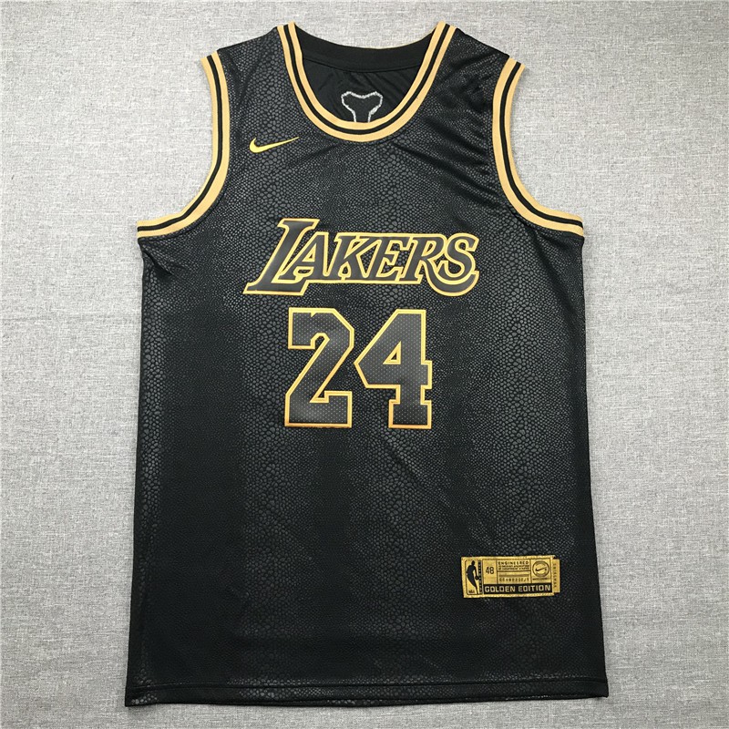 black snakeskin lakers jersey